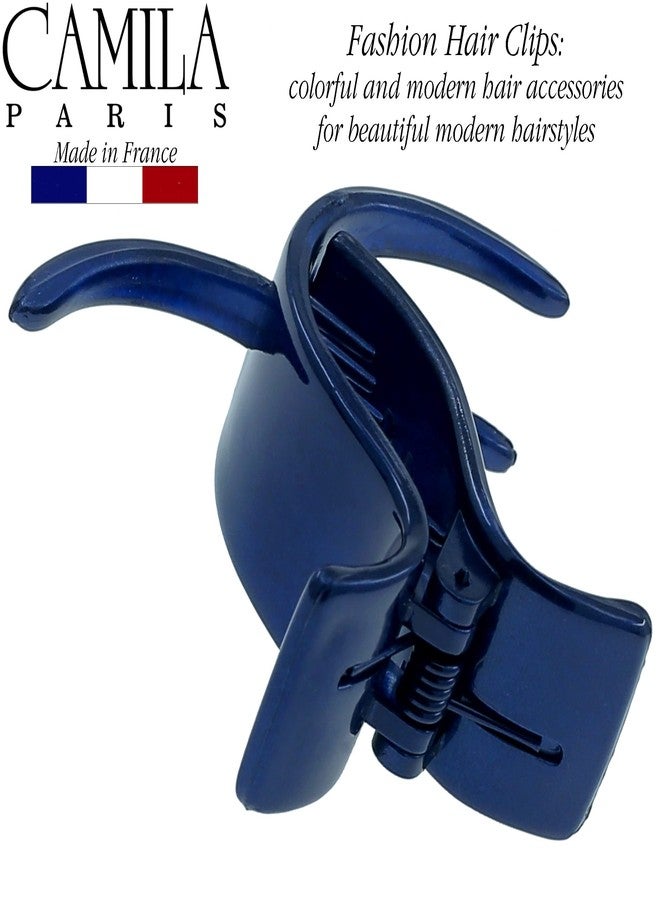 Camila Paris CP2419 French Hair Clip for Women, Blue, 3 Teeth Ponytail Holder, Girls Hair Claw Clips Jaw Fashion Durable Styling Hair Accessories for Women, Strong Hold No Slip Grip, Made in France - Image 5